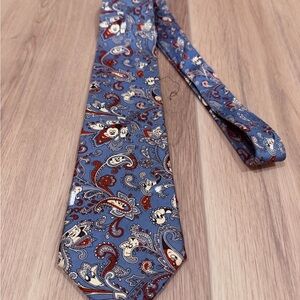 Vintage Balancine The Tie Works Disney Mickey Paisley Necktie